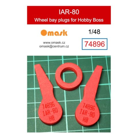 Omask 74896 1/48 IAR-80 Wheel Bay Plugs (for Hobby Boss)