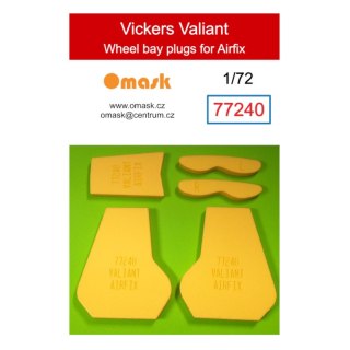 Omask 77240 1/72 Vickers Valiant Wheel Bay Plugs (for Airfix)