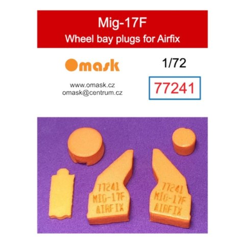 Omask 77241 1/72 MiG-17F Wheel Bay Plugs (for Airfix) Omask 77241 1/72 MiG-17F Wheel Bay Plugs (for Airfix)