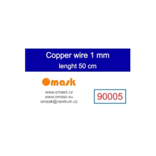 Omask 90005 Copper Wire 1,0 mm (Length 50 cm)