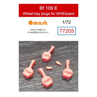 Omask OMK77205 1/72 Bf 109E Wheel Bay Plugs (for Eduard/SH)