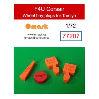 Omask OMK77207 1/72 F4U Corsair Wheel Bay Plugs (for Tamiya)