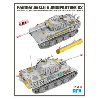 RFM-2072 Upgrade Set For Panther Ausf.G & Jagdpanther G2 (for 5018, 5019, 5022, 5031, 5045, 5089, 5112)