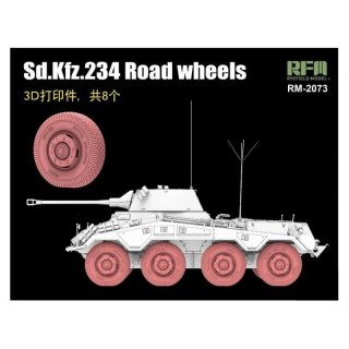 RFM-2073 Sd.Kfz. 234 Road Wheels 3D Printed (8 pcs.)