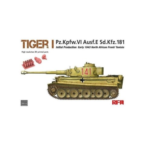 RFM-5001U Tiger I Pz.Kpfw.VI Ausf.E Sd.Kfz.181 Initial Production Early 1943 North African Front / Tunisia