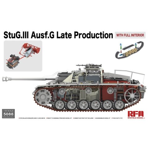 RFM-5088 StuG.III Ausf.G Late Production (Full Interior) RFM-5088 StuG.III Ausf.G Late Production (Full Interior)