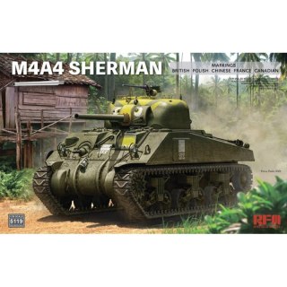 RFM 5119 M4A4 Sherman with Workable Tracks & Metal Barrel