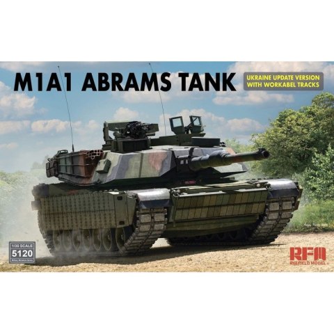 RFM 5120 M1A1 Abrams Tank Ukraine Update Version with Workable Tracks RFM 5120 M1A1 Abrams Tank Ukraine Update Version with Workable Tracks
