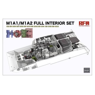 RFM 5121 M1A1/M1A2 Abrams Tank Full Interior Set (Without Tank Kit)