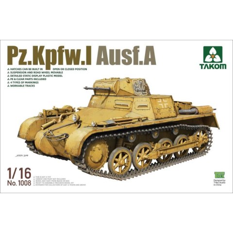 Takom 1008 Pz.Kpfw.I Ausf.A