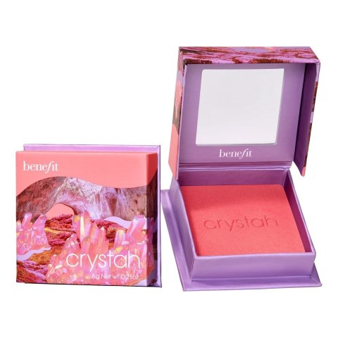 Crystah Strawberry Pink Blush róż do policzków w odcieniu różowo-truskawkowym 6g