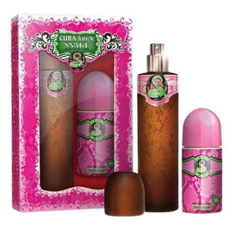 Cuba Jungle Snake zestaw woda perfumowana spray 100ml + dezodorant w kulce 50ml