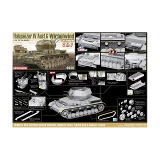 Dragon 6926 Flakpanzer IV Ausf.G Wirbelwind Early Production (2 in 1)