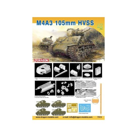 Dragon 7313 M4A3 105Mm Hvss Dragon 7313 M4A3 105Mm Hvss