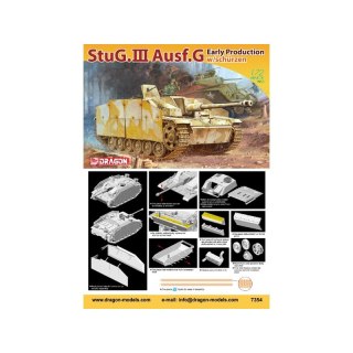 Dragon 7354 Stug.III G Early W/Sch.