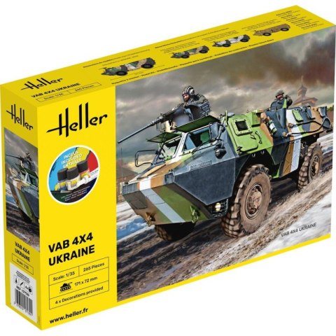 Heller 57130 Starter Set - VAB 4X4 Ukraine 1/35