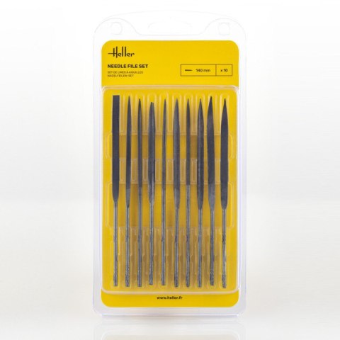 Heller 99004 Needle File Set (10 Pieces)