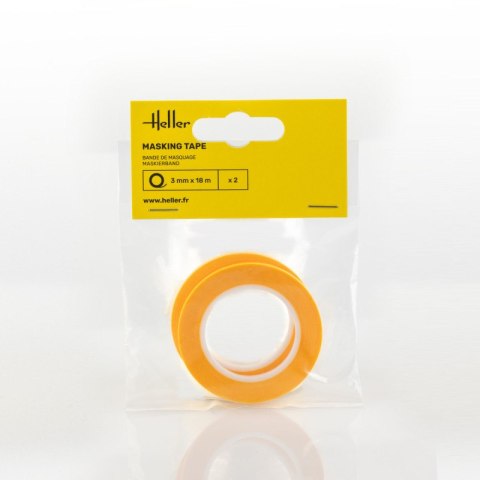 Heller 99011 Masking Tape 3 mm x 18 m (2 Pieces)