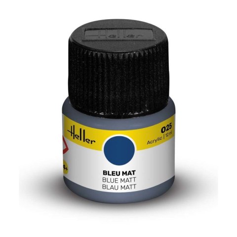 Heller Acrylic Paint 025 Blue Matt 12 ml