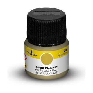 Heller Acrylic Paint 081 Pale Yellow Matt 12 ml