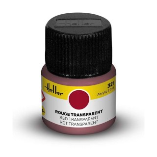 Heller Acrylic Paint 321 Red Transparent 12 ml