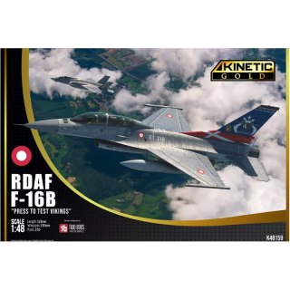 Kinetic 48159 RDAF F-16B "Press to Test Vikings"
