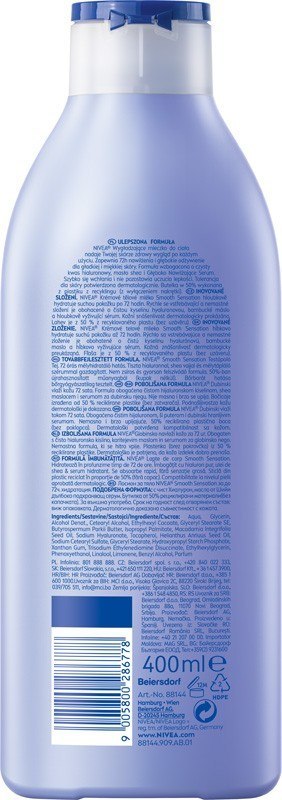 NIVEA BODY Mleczko 400ml int.wygładz.88144 new