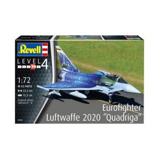 Revell 03843 1/72 Eurofighter Luftwaffe 2020 Quadriga