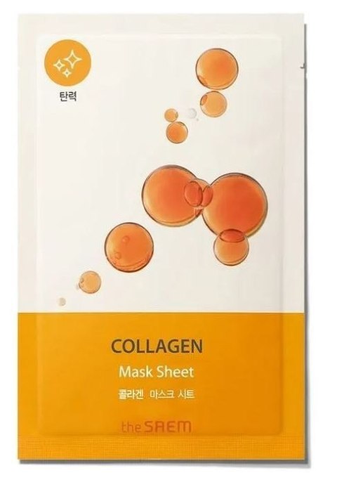 The SAEM Bio Solution Maska w płachcie ujędrniająca - Collagen