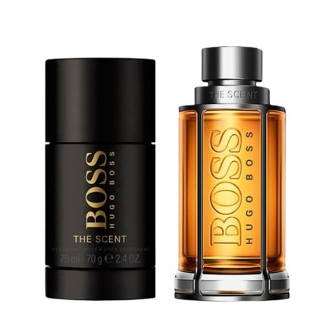 Boss The Scent For Man zestaw woda toaletowa spray 100ml + dezodorant sztyft 75ml