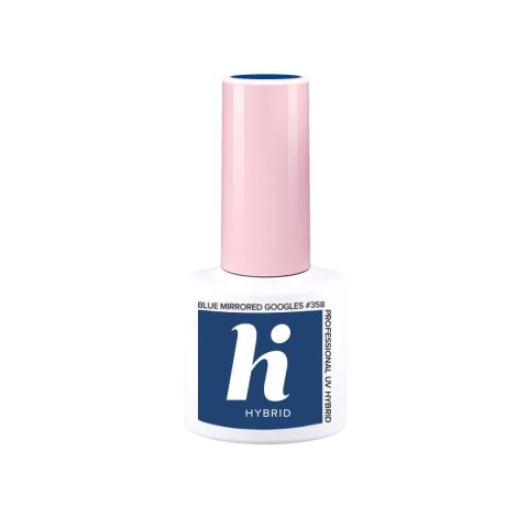 HI HYBRID Lakier hybrydowy Apres-Ski #358 Blue Mirrored Goggles 5ml HI HYBRID Lakier hybrydowy Apres-Ski #358 Blue Mirrored Goggles 5ml