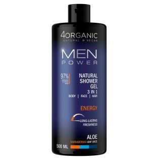 Men Power naturalny żel pod prysznic 3w1 Energy 500ml