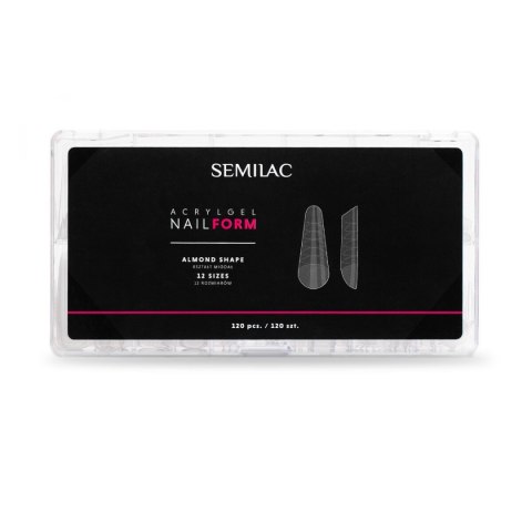 SEMILAC Acrylgel Nail Form Almond Formy do akrylożelu 120 szt. SEMILAC Acrylgel Nail Form Almond Formy do akrylożelu 120 szt.