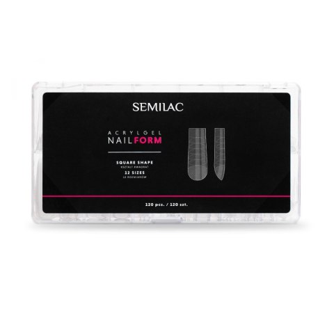 SEMILAC Acrylgel Nail Form Square Formy do akrylożelu 120 szt. SEMILAC Acrylgel Nail Form Square Formy do akrylożelu 120 szt.