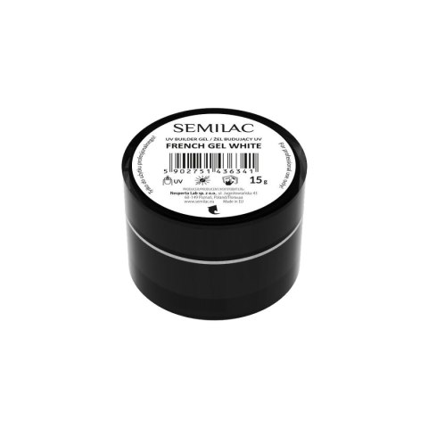 SEMILAC Żel Budujący Semilac French Gel White 15 g SEMILAC Żel Budujący Semilac French Gel White 15 g