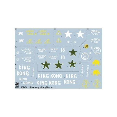 Toro 35D54 1/35 Shermany z wysp Pacyfiku cz.1