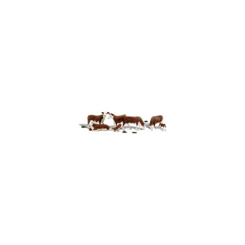 Woodland WA1843 H0 Hereford Cows