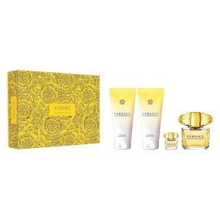 Yellow Diamond zestaw woda toaletowa spray 90ml + balsam do ciała 100ml + żel pod prysznic 100ml + woda toaletowa 5ml