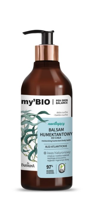 FARMONA my`Bio Nawilżający Balsam humektantowy do ciała Algi Atlantyckie 400 ml