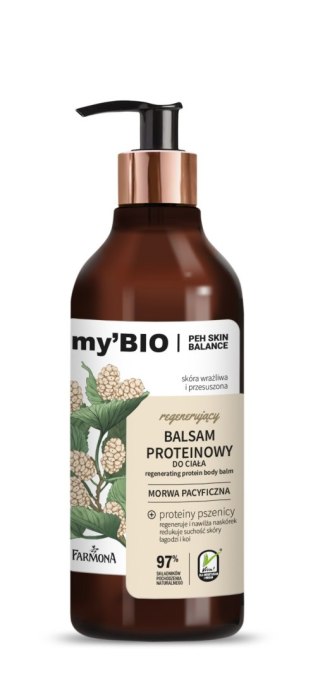 FARMONA my`Bio Regenerujący Balsam proteinowy do ciała Morwa Pacyficzna 400 ml