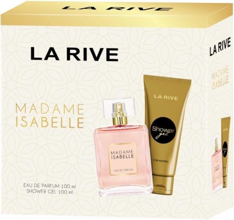 LA RIVE Zestaw prezentowy damski Madame Isabelle (Woda perfumowana 100 ml + Żel pod prysznic 100 ml)