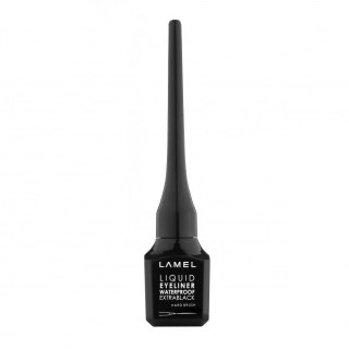 LAMEL Basic Liquid Eyeliner z twardym pędzelkiem - extrablack 3.5ml