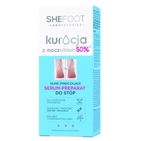 SHEFOOT Kuracja z mocznikiem 50%-serum zmiękcz.