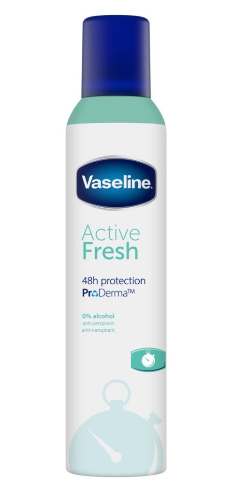 U VASELINE Deo spray 250ml Active Fresh U VASELINE Deo spray 250ml Active Fresh