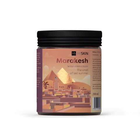 HISKIN Home Marakesh Świeca sojowa 200 ml HISKIN Home Marakesh Świeca sojowa 200 ml