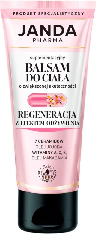 JANDA Pharma Suplementacyjny Balsam do ciała - regeneracja z efektem odżywienia 200 ml