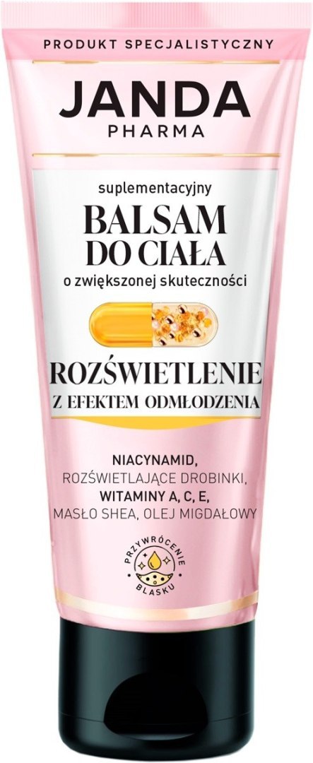 JANDA Pharma Suplementacyjny Balsam do ciała - rozświetlenie z efektem odmłodzenia 200 ml