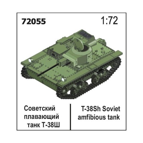 Zebrano 72055 T-38Sh Soviet Amfibious Tank Zebrano 72055 T-38Sh Soviet Amfibious Tank
