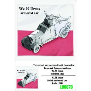 Zebrano Z100-070 Wz.29 Ursus armored car
