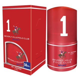 BEVERLY HILLS Polo Club 1 Antyperspirant roll-on dla mężczyzn 50 ml